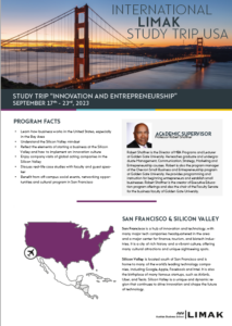Study Trip "Innovation and Entrepreneurship"
