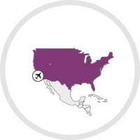 Icon Karte USA