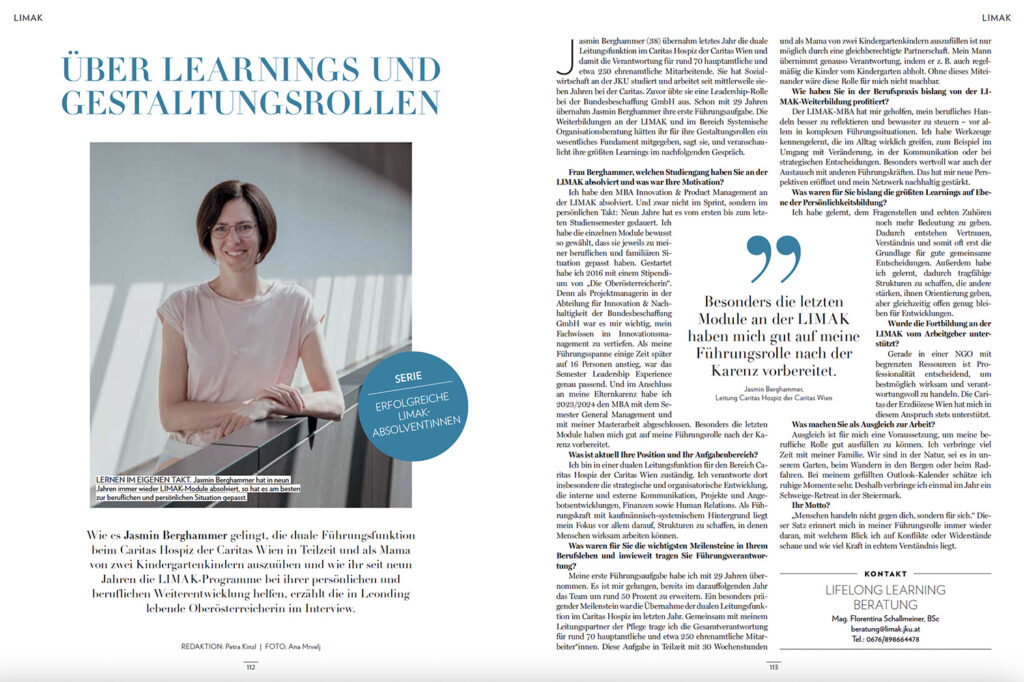 Interview Jasmin Berghammer