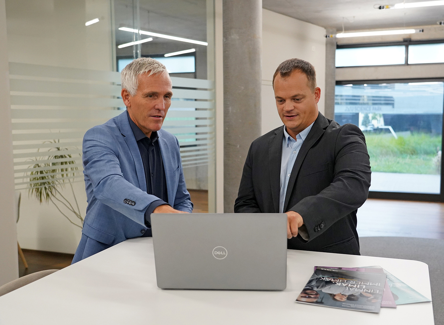 Leitner und Brandtner im Gespräch