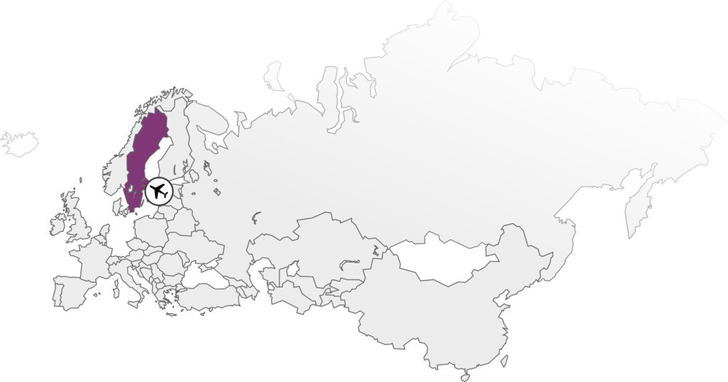 Study Trip Stockholm Weltkarte