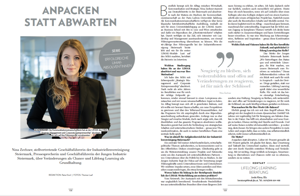 Nina Zechner Oberösterreicherin Juni 2026